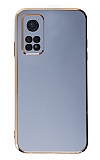 Eiroo Borderline Xiaomi Mi 10T Kamera Korumal Mavi Silikon Klf