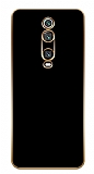 Eiroo Borderline Xiaomi Redmi K20 Kamera Korumal Siyah Silikon Klf