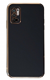 Eiroo Borderline Xiaomi Redmi Note 10 5G Kamera Korumal Siyah Silikon Klf