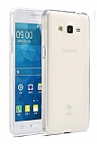 Eiroo Clear Hybrid Samsung Galaxy Grand Prime / Prime Plus Silikon Kenarl effaf Rubber Klf