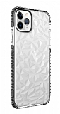 Eiroo Color Crystal iPhone 11 Pro Max Siyah Silikon Klf