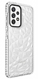 Eiroo Color Crystal Samsung Galaxy A52 / A52 5G Beyaz Silikon Klf