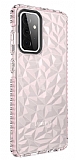 Eiroo Color Crystal Samsung Galaxy A72 / A72 5G Pembe Silikon Klf