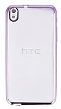 HTC Desire 816 Rose Gold Kenarl effaf Silikon Klf