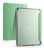 Eiroo Fold iPad 10.2 2020 Kalemlikli Standl Yeil Klf