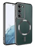 Eiroo Gbox Samsung Galaxy S23 Plus Wireless arj zellikli Kamera Korumal Siyah Silikon Klf