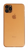 Eiroo Ghost Thin iPhone 11 Pro Ultra nce Turuncu Rubber Klf
