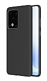 Eiroo Ghost Thin Samsung Galaxy S20 Ultra Siyah nce Rubber Klf