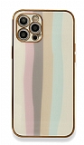 Eiroo Hued iPhone 11 Pro Max Cam Beyaz Rubber Klf