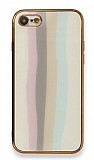 Eiroo Hued iPhone 7 / 8 Cam Beyaz Rubber Klf