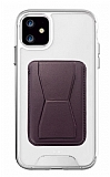 Eiroo iPhone 11 Mor Kartlkl Standl Ultra Koruma Klf