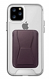 Eiroo iPhone 12 Pro Max Mor Kartlkl Standl Ultra Koruma Klf