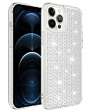 Eiroo iPhone 12 Pro Max Simli effaf Silikon Klf