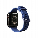 Eiroo KRD-23 Apple Watch 7 Lacivert Silikon Kordon (45 mm)