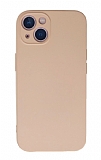 Eiroo Lansman iPhone 13 Kamera Korumal Pembe Silikon Klf