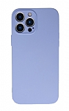 Eiroo Lansman iPhone 13 Pro Kamera Korumal Lila Silikon Klf