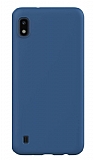 Eiroo Lansman Samsung Galaxy A10 Lacivert Silikon Klf