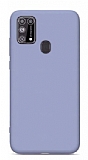 Eiroo Lansman Samsung Galaxy M31 Lila Silikon Klf