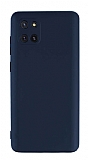Eiroo Lansman Samsung Galaxy Note 10 Lite Kamera Korumal Siyah Silikon Klf