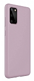 Eiroo Lansman Samsung Galaxy S20 Plus Pembe Silikon Klf