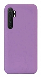 Eiroo Lansman Xiaomi Mi Note 10 Lite Mor Silikon Klf