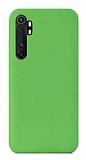 Eiroo Lansman Xiaomi Mi Note 10 Lite Yeil Silikon Klf