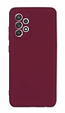 Eiroo Lansman Samsung Galaxy A52 / A52 5G Kamera Korumal Mor Silikon Klf