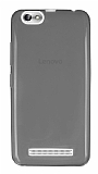 Lenovo Vibe C A2020 Ultra nce effaf Siyah Silikon Klf