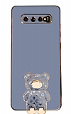 Eiroo Lks Ay Samsung Galaxy S10 Plus Standl Mavi Silikon Klf