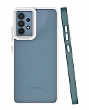 Eiroo Mima Samsung Galaxy A32 4G Kamera Korumal Koyu Yeil Rubber Klf