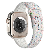 Eiroo New Series Apple Watch Silikon Beyaz Kordon (38mm)