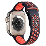 Eiroo New Series Apple Watch Silikon Lacivert Kordon (45mm)