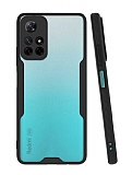 Eiroo Painted Xiaomi Poco M4 Pro 5G Kamera Korumal Siyah Klf