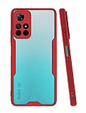 Eiroo Painted Xiaomi Poco M4 Pro 5G Kamera Korumal Krmz Klf