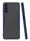 Eiroo Painted Samsung Galaxy A04s Kamera Korumal Lacivert Klf