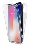 Eiroo Protection iPhone X / XS 360 Derece Koruma effaf Silikon Klf