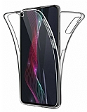 Eiroo Protection Samsung Galaxy M30 360 Derece Koruma effaf Silikon Klf
