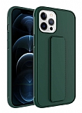 Eiroo Qstand iPhone 12 Pro Max Yeil Silikon Klf