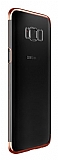 Eiroo Radiant Samsung Galaxy S8 Plus Rose Gold Kenarl effaf Rubber Klf