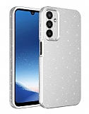Eiroo Samsung Galaxy A24 Ultra Simli Silver Silikon Klf