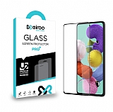Eiroo Samsung Galaxy A71 Tempered Glass Full Cam Ekran Koruyucu
