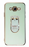Eiroo Samsung Galaxy J7/ J7 Core Baby Panda Standl Yeil Silikon Klf