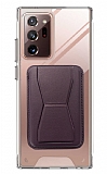 Eiroo Samsung Galaxy Note 20 Ultra Mor Kartlkl Standl Ultra Koruma Klf