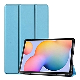 Samsung Galaxy Tab 4 10.1 Slim Cover Mavi Klf