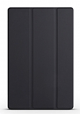 Eiroo Smart Huawei MatePad SE 10.4 Kapakl Siyah Deri Klf
