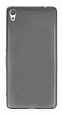 Eiroo Sony Xperia XA Ultra Sper nce effaf Siyah Silikon Klf