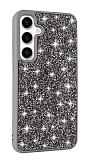 Eiroo Stone Samsung Galaxy S24 Plus Tal Gri Silikon Klf