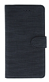 Eiroo Tabby Huawei P40 Lite Czdanl Kapakl Siyah Deri Klf