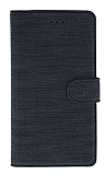 Eiroo Tabby Samsung Galaxy A31 Czdanl Kapakl Siyah Deri Klf
