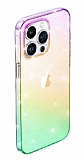 Eiroo Vixy iPhone 13 Pro ok Renkli Rubber Klf